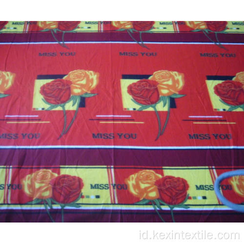 100% Polyester prined porlar warna cerah Fleece Blanket